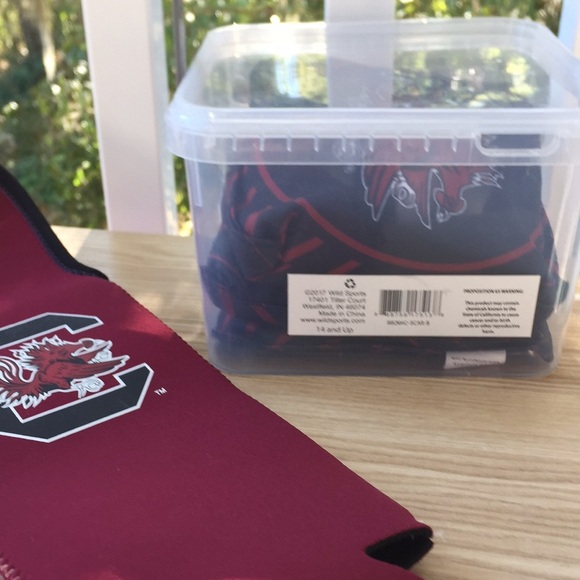 New USC Gamecock College Cornhole Bean Bag Toss Set & Wine Tote Bag - New in Box - Picture 5 of 9